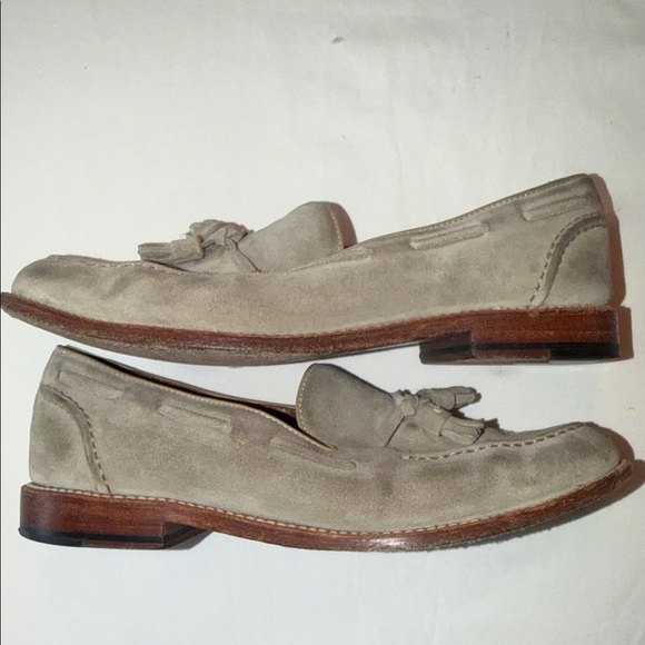 J. Crew Men\'s Suede Tassel Loafers - Light Gray main image 5